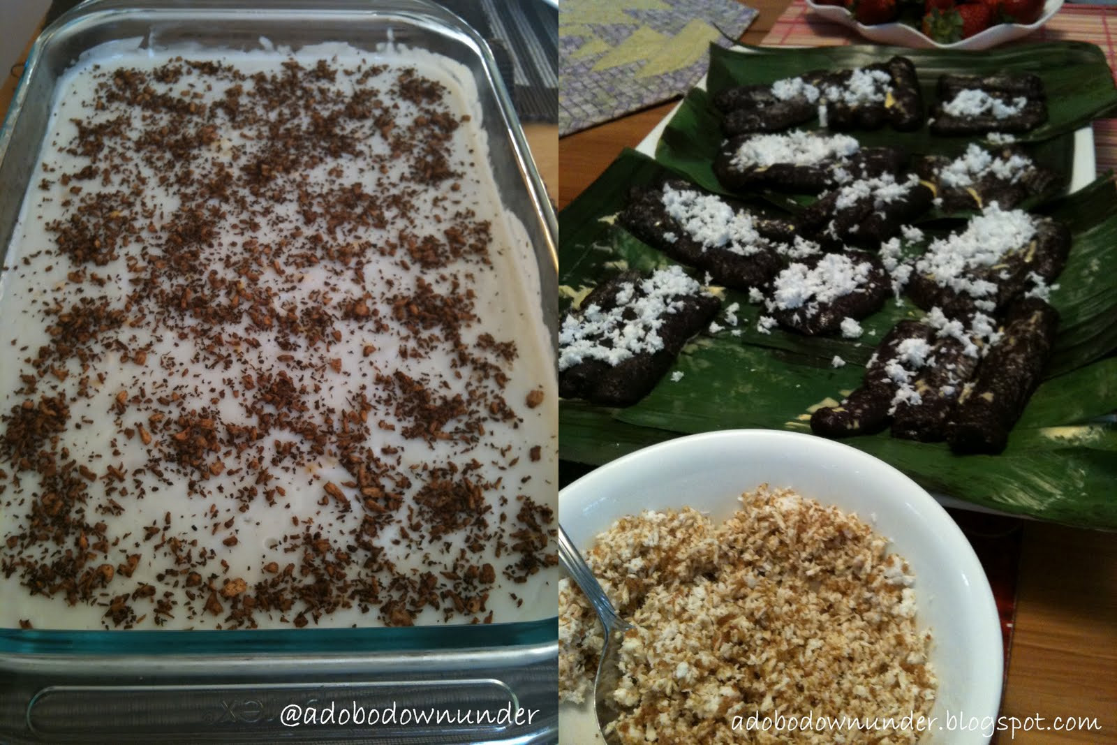 Filipino Christmas Desserts
 adobo down under Christmas in July Filipino style