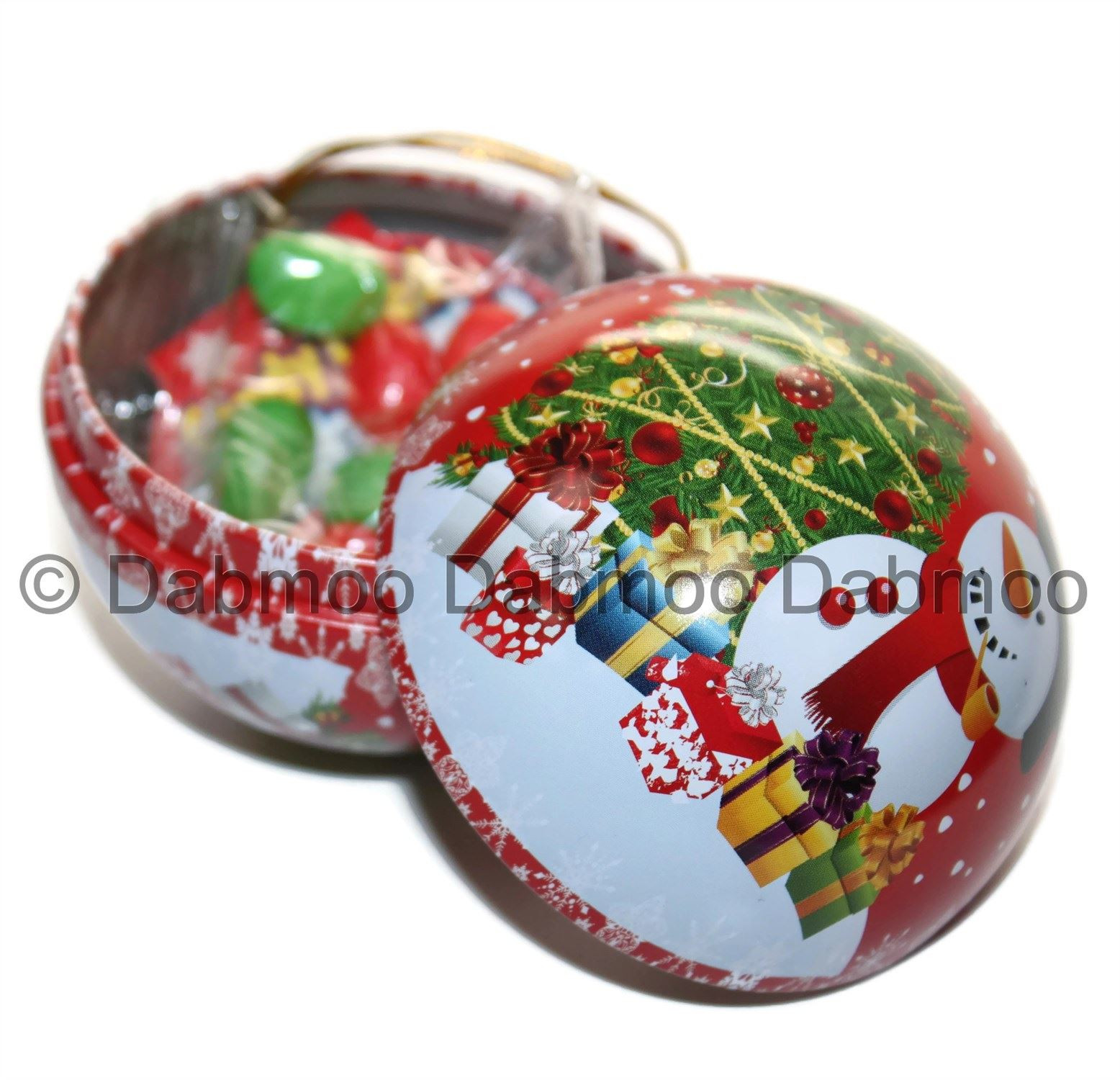 Filled Christmas Candy
 Candy Filled Christmas Decoration Bauble Tin Assorted