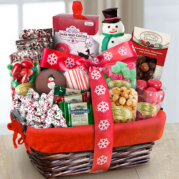 Food Gifts For Christmas To Be Delivered
 Santa Sweets Holiday Gourmet Basket Gift Basket Delivery