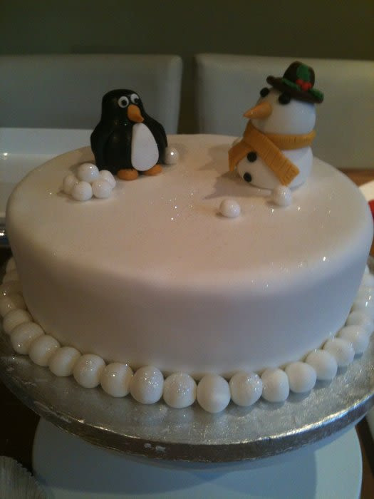 Funny Christmas Cakes
 Fun Christmas Cake Cake by Tina Harrigan James CakesDecor