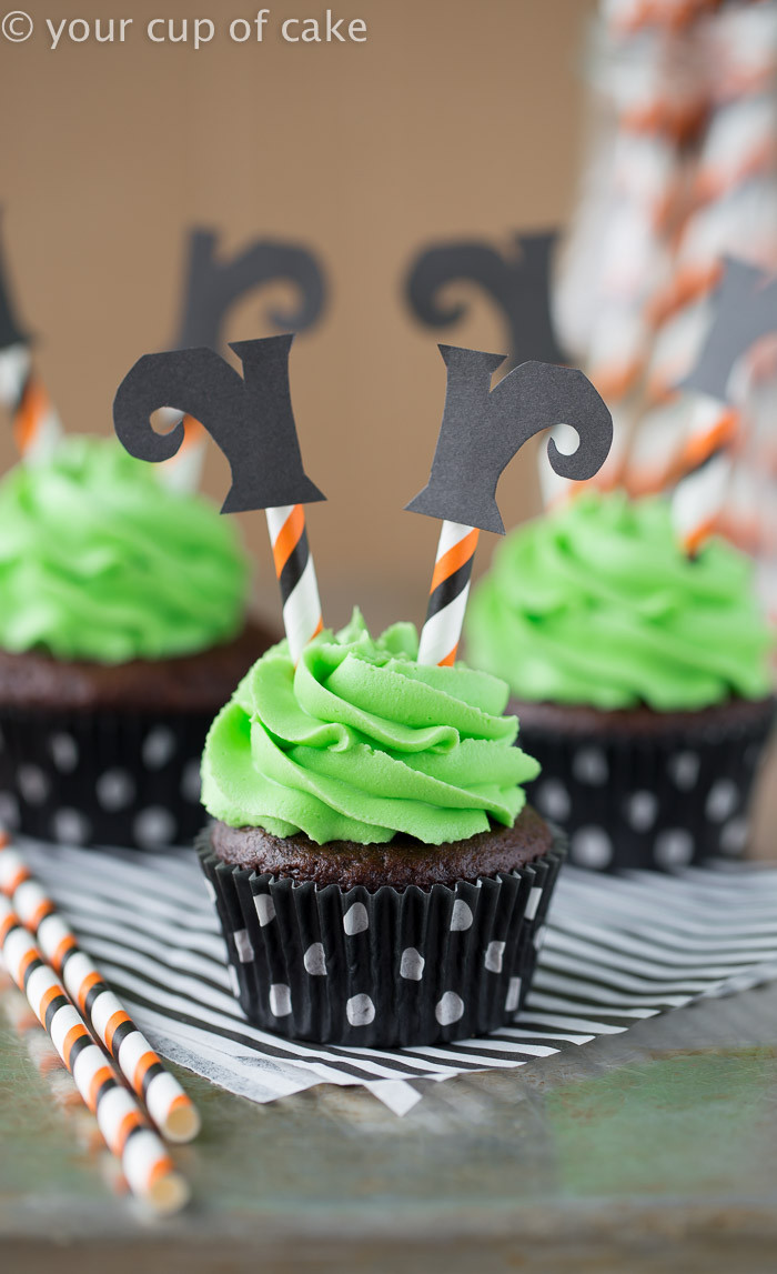 Funny Halloween Cupcakes
 Wicked Witch Cupcakes Your Cup of Cake