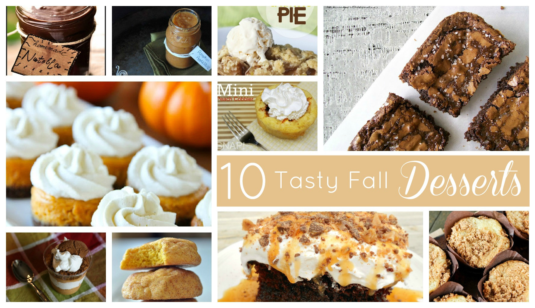 Good Fall Desserts
 10 Great Fall Dessert Recipes