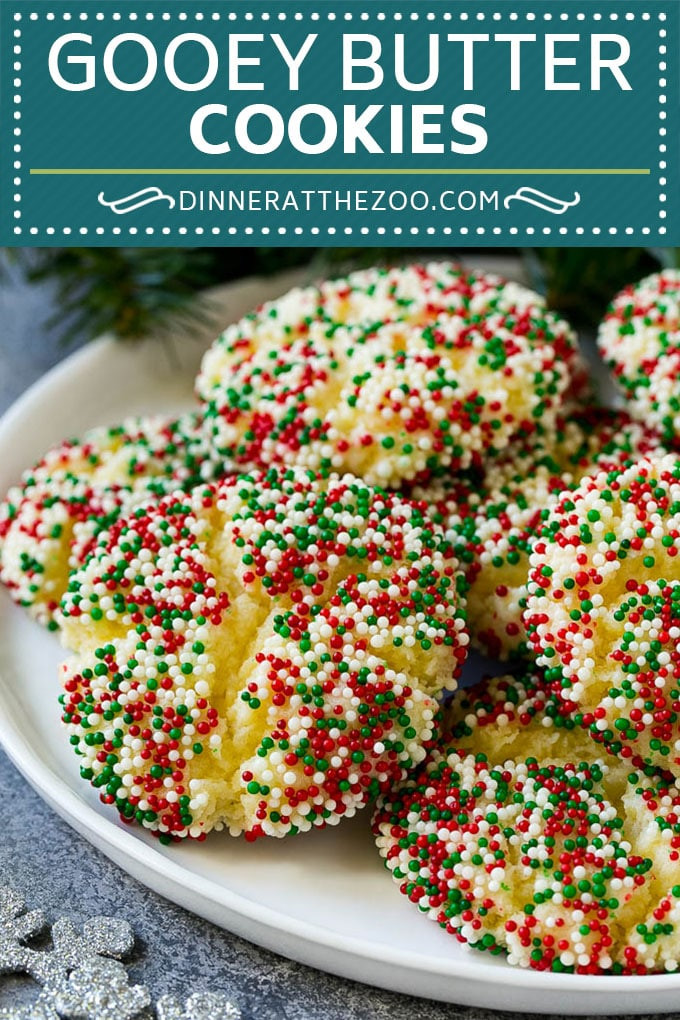 Gooey Butter Christmas Cookies
 Gooey Butter Cookies Dinner at the Zoo