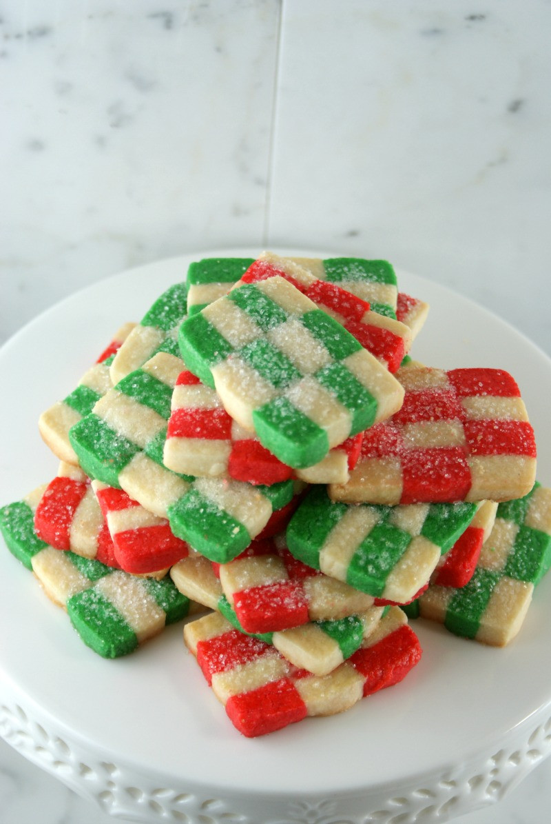 Gourmet Christmas Cookies
 Authentic Suburban Gourmet Holiday Checkerboard Cookies