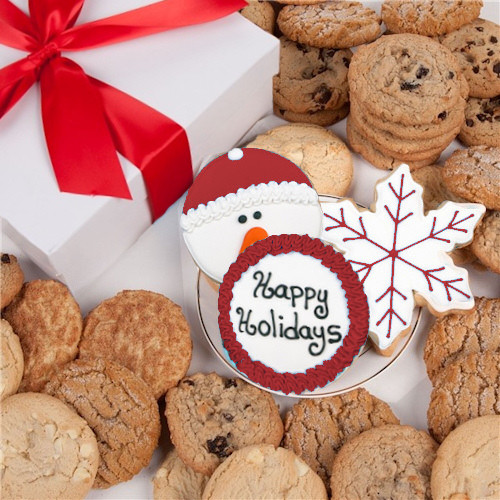 Gourmet Christmas Cookies
 Happy Holiday Gourmet Cookie Box Gourmet Cookie Bouquets