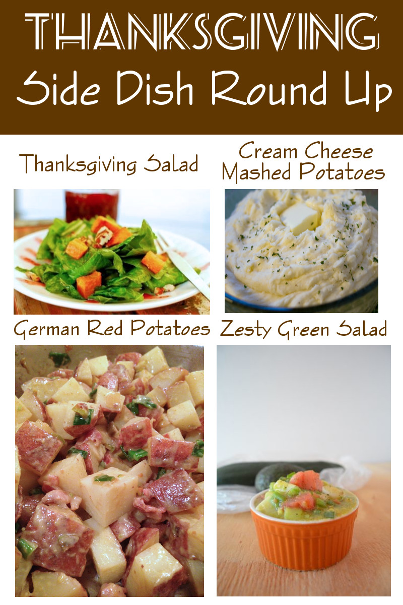 Great Thanksgiving Side Dishes
 Zesty Green Salad Thanksgiving Side Dish Round Up by