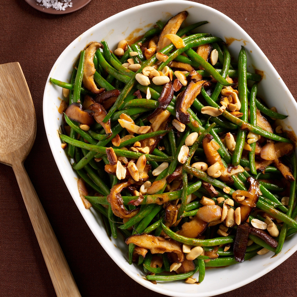 Green Bean Thanksgiving Side Dishes
 Green Bean Casserole with Red Curry and Peanuts Recipe