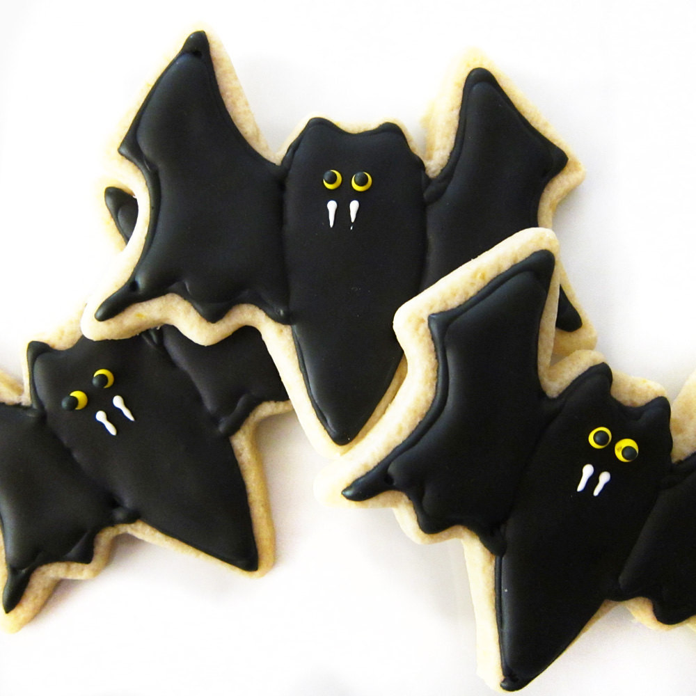 Halloween Bat Cookies
 Chloe s Inspiration Halloween Cookies Celebrate & Decorate