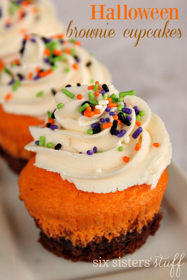 Halloween Brownie Cupcakes
 Top 10 Halloween Party Foods