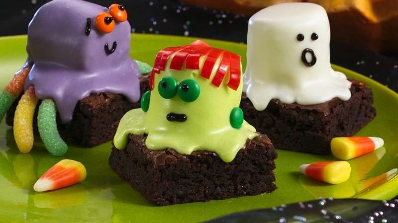 Halloween Brownies Ideas
 Halloween Treats – Spooky Boo Brownie Recipe Design