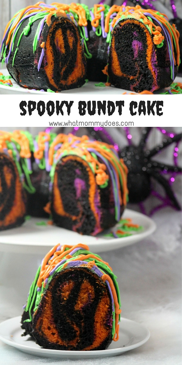 Halloween Bundt Cake
 Eye Popping Spooky Halloween Bundt Cake What Mommy Does