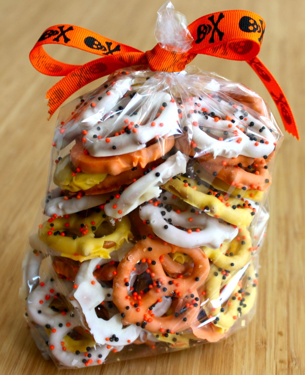Halloween Chocolate Covered Pretzels
 age appropriate activities for adults with disabilities