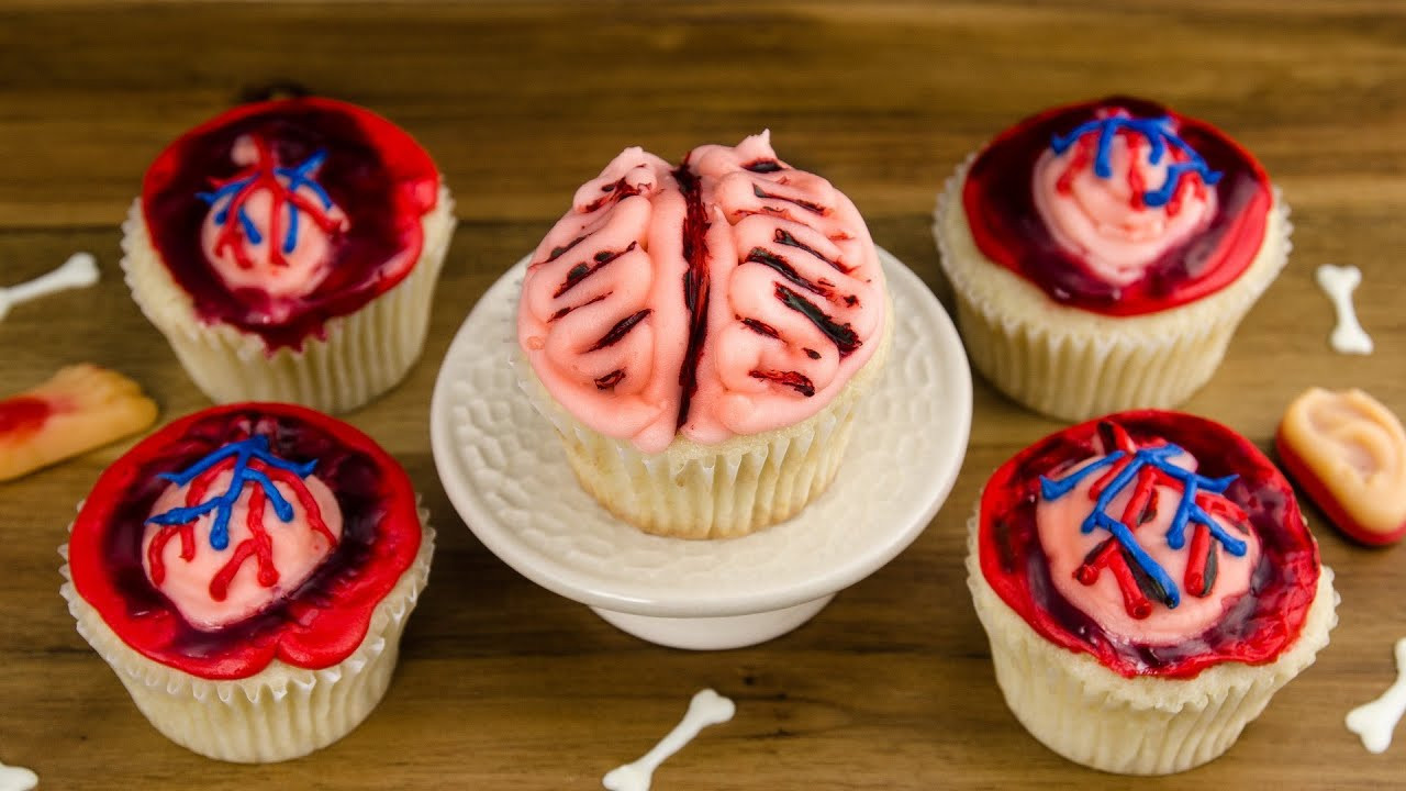 Halloween Cookies And Cupcakes
 Heart & Brain Cupcakes How to Make Halloween Cupcakes