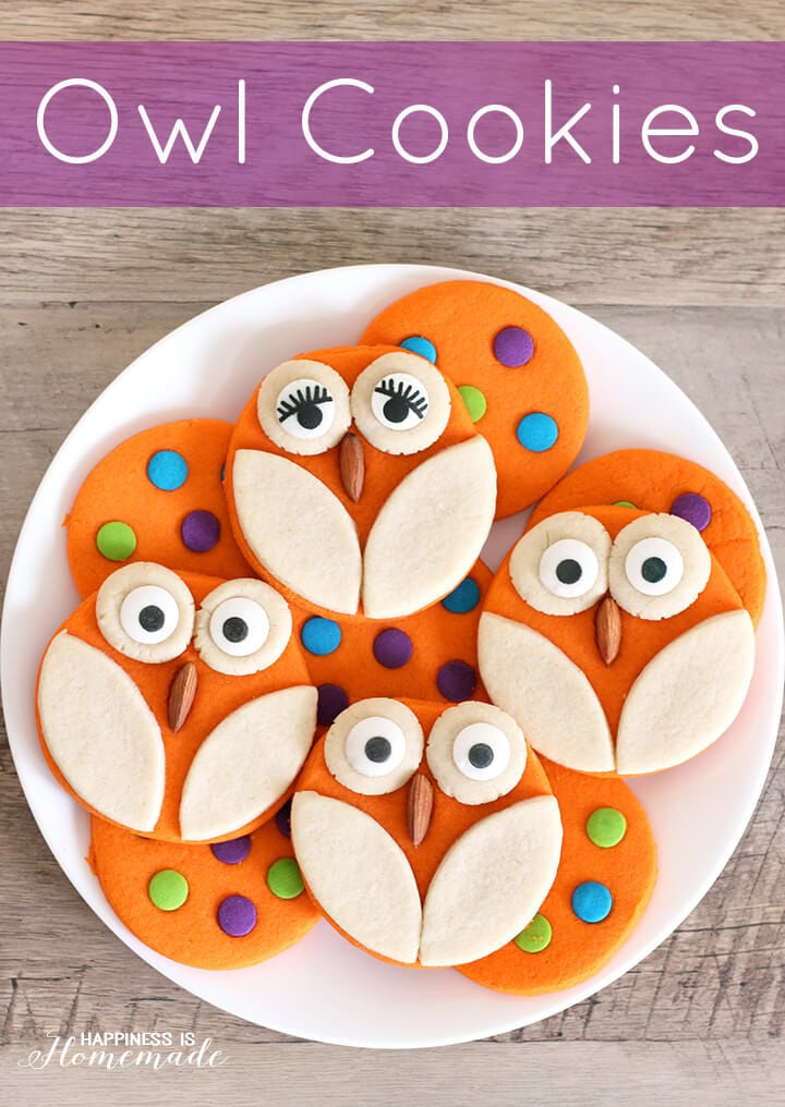 Halloween Cookies Pictures
 Halloween Baking Owl Cookies Happiness is Homemade