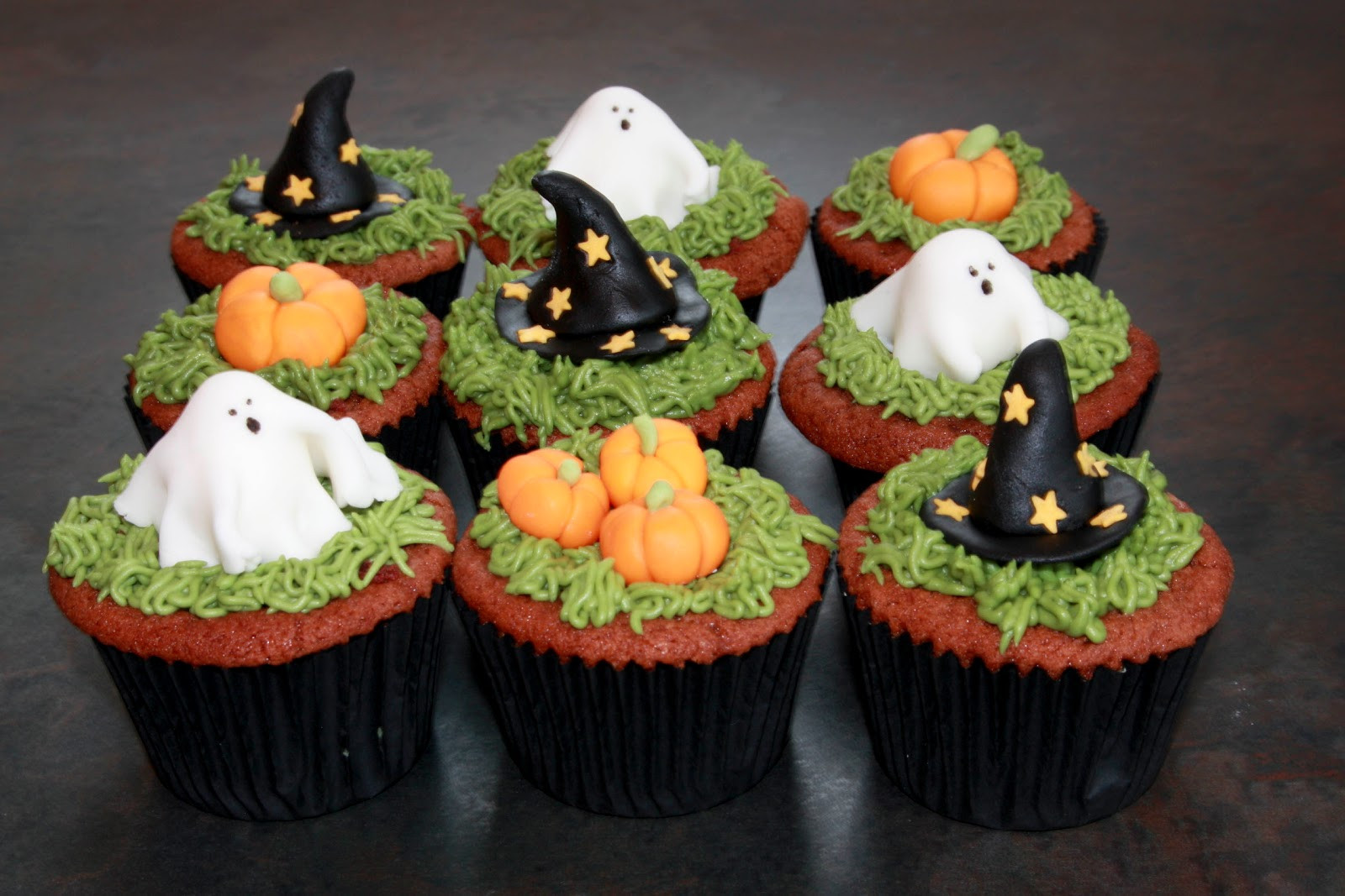 Halloween Cupcakes Cake
 The Cake Trail Halloween Red Velvet cupcakes