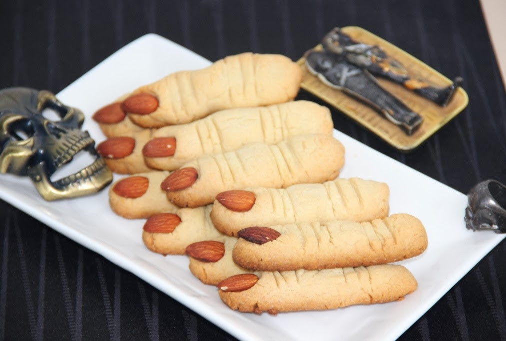 Halloween Finger Cookies Recipes
 Spooky Witch Finger Cookies Halloween Cookies Butter