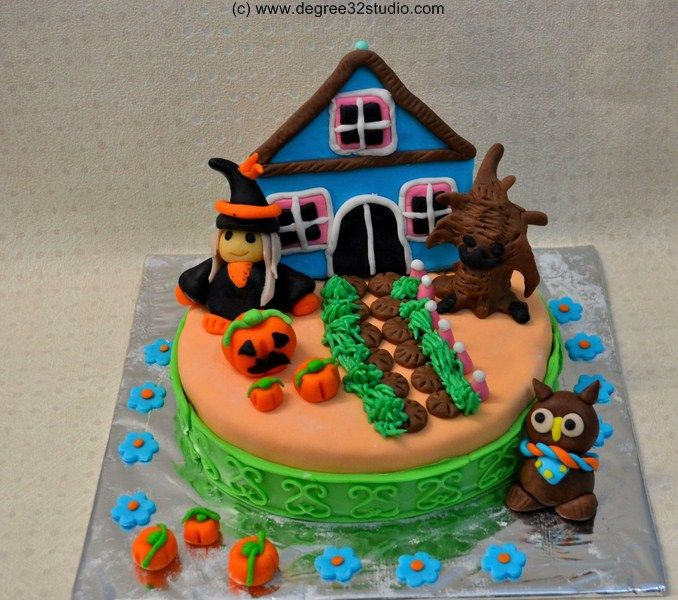 Halloween Fondant Cakes
 halloween fondant cake Fondant Cakes
