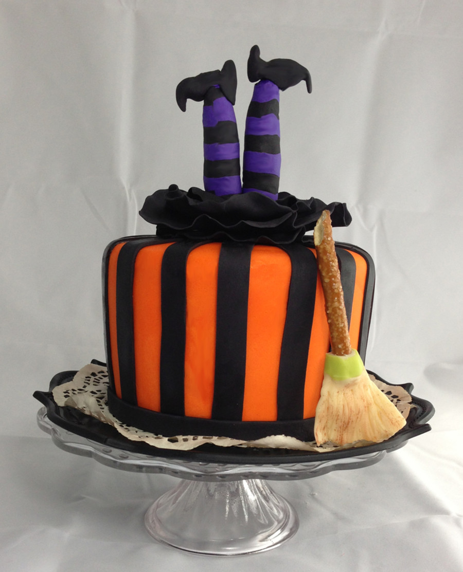 Halloween Fondant Cakes
 Halloween Witch Cake CakeCentral