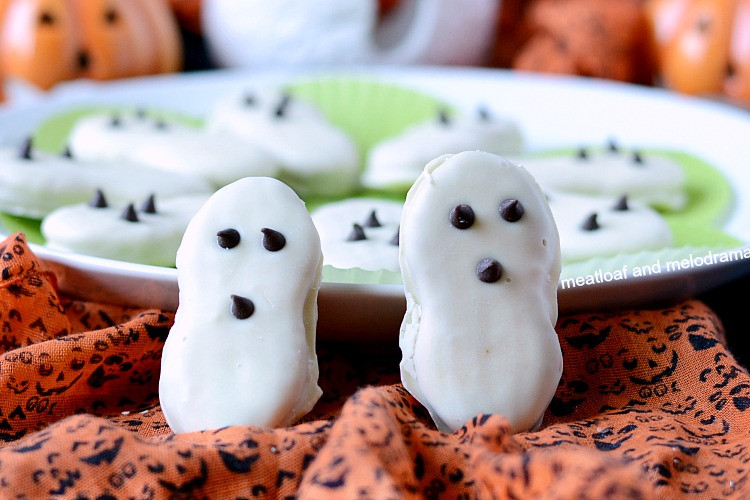 Halloween Ghost Cookies
 Easy Halloween Ghost Cookies Meatloaf and Melodrama