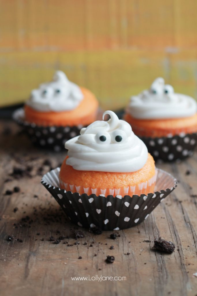 Halloween Ghost Cupcakes
 Fanta Halloween Ghost Cupcakes