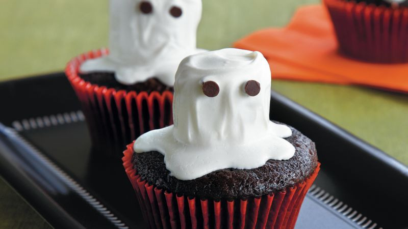 Halloween Ghost Cupcakes
 Halloween Ghost Cupcakes recipe from Betty Crocker