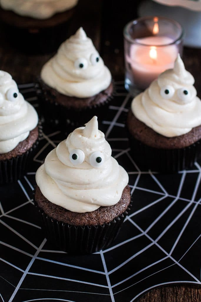 Halloween Ghost Cupcakes
 Ghost Halloween Cupcakes Olivia s Cuisine