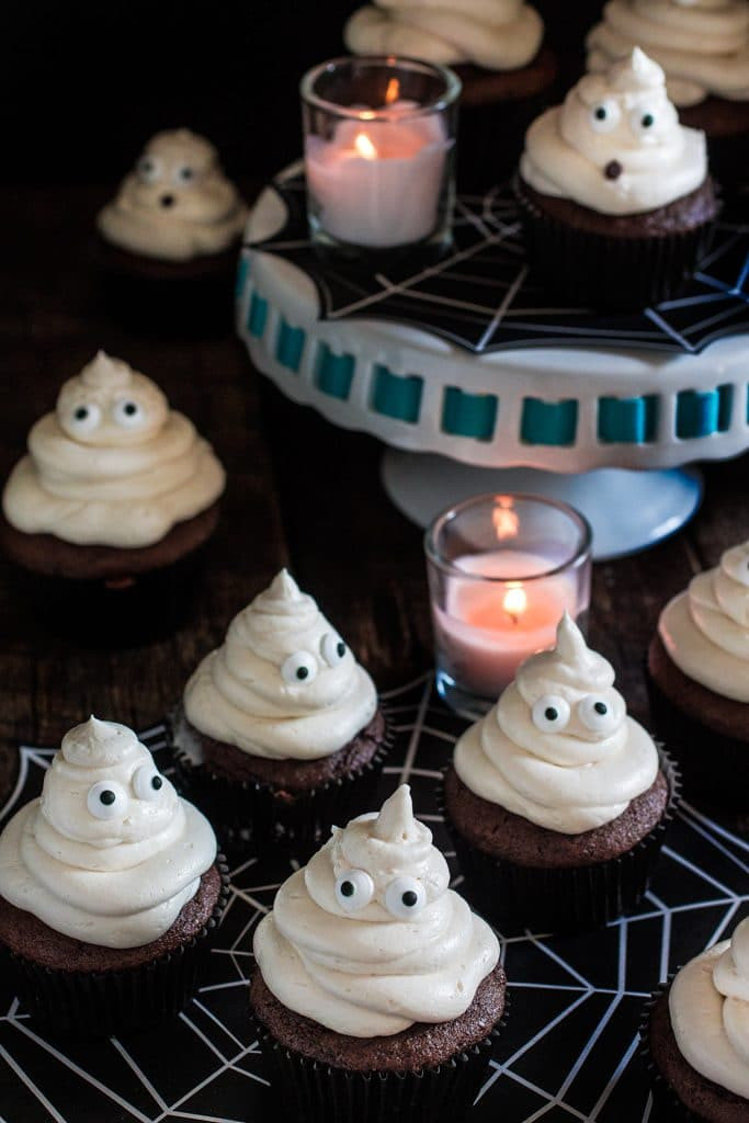 Halloween Ghost Cupcakes
 Ghost Halloween Cupcakes Olivia s Cuisine