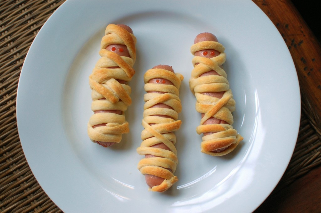 Halloween Mummy Hot Dogs
 Hot Dog Mummies s and for