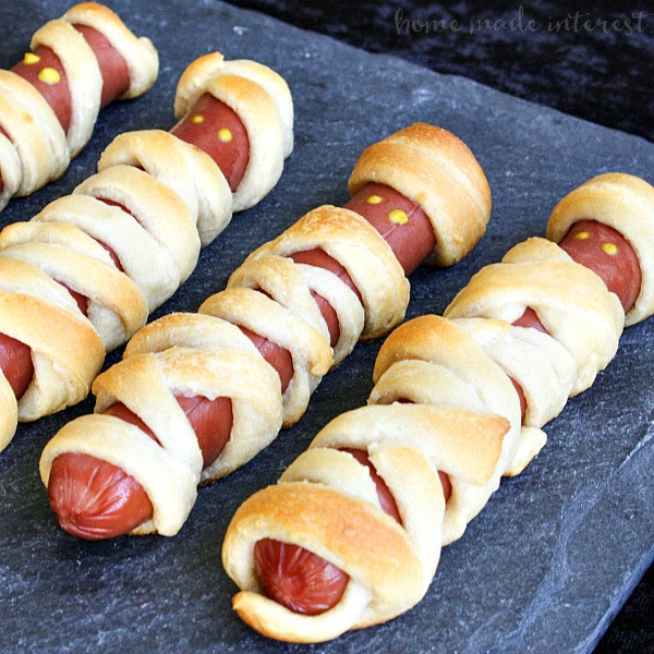 Halloween Mummy Hot Dogs
 Mummy Dogs Home Made Interest