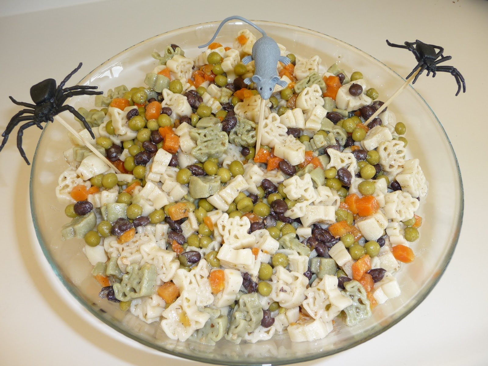 Halloween Pasta Salad
 Diary of a Nutritionista Happy Halloween