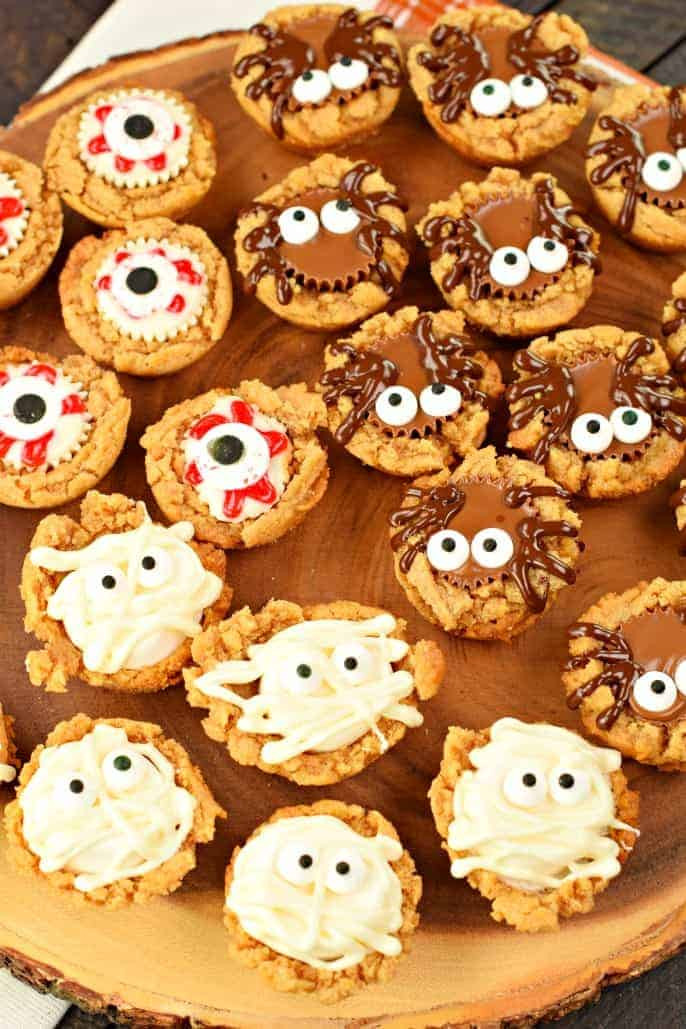 Halloween Peanut Butter Cookies
 Halloween Peanut Butter Cookie Cups Shugary Sweets