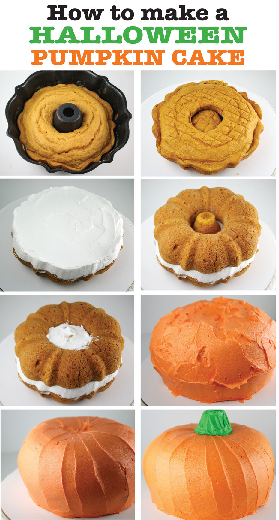 Halloween Pumkin Cakes
 Halloween Pumpkin Cake Mom Loves Baking