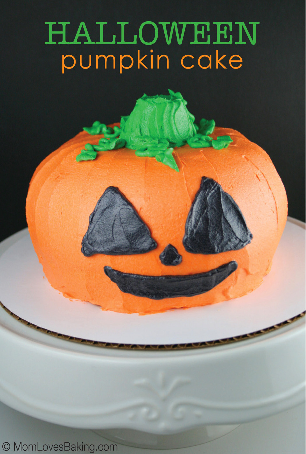 Halloween Pumkin Cakes
 Halloween Pumpkin Cake Mom Loves Baking