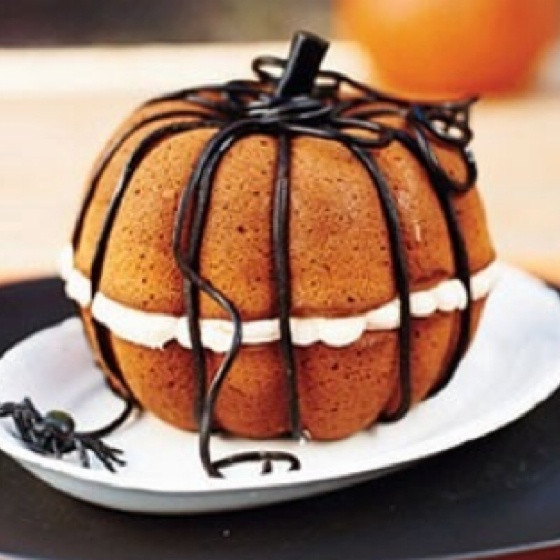 Halloween Pumpkin Cake
 Halloween Pumpkin Cake 2 bundt cakes