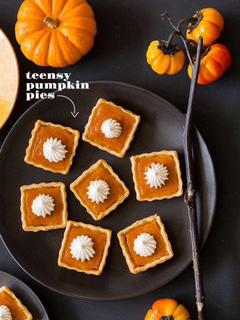 Halloween Pumpkin Pie
 Mini Halloween Desserts