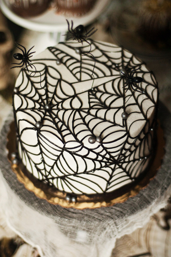 Halloween Spider Cakes
 Rustic Style Halloween The Party Connection