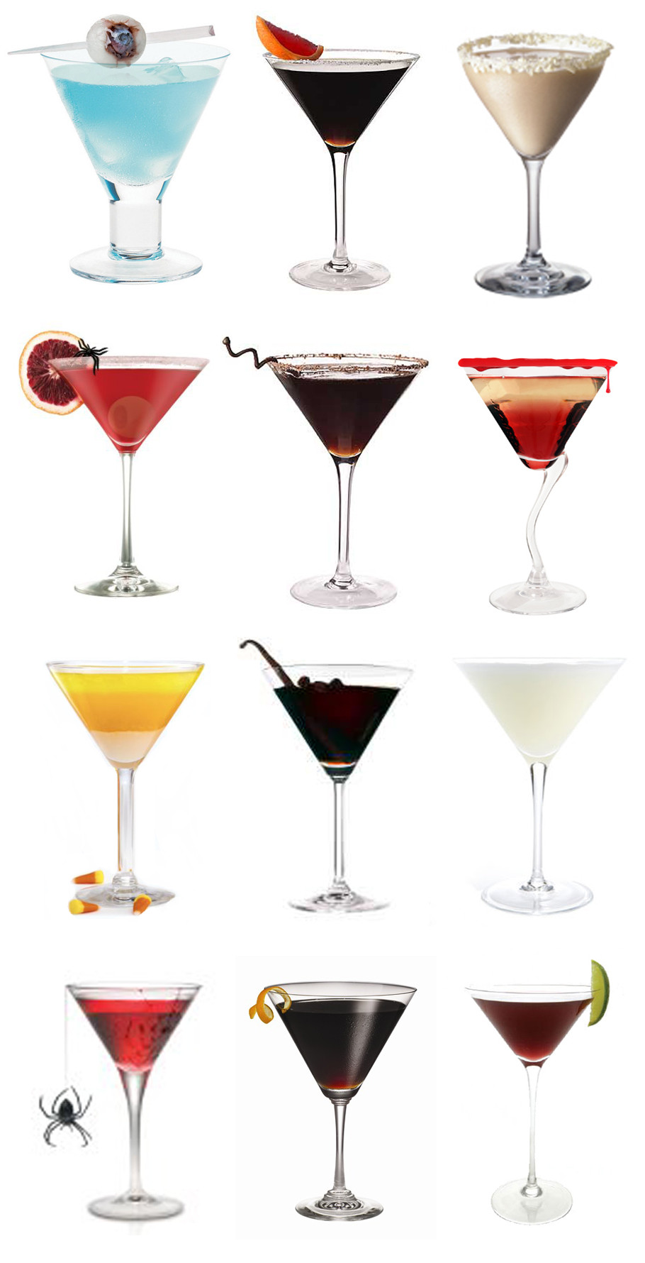 Halloween Themed Alcoholic Drinks
 Halloween Martinis For Your Wedding