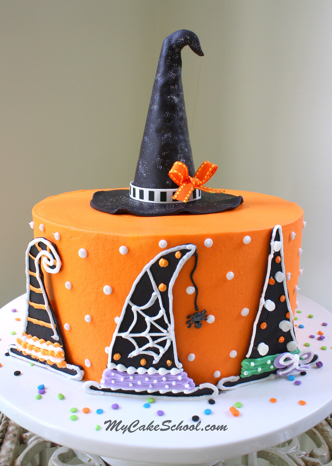 Halloween Themed Cakes
 Witch Hats A Halloween Cake Decorating Tutorial