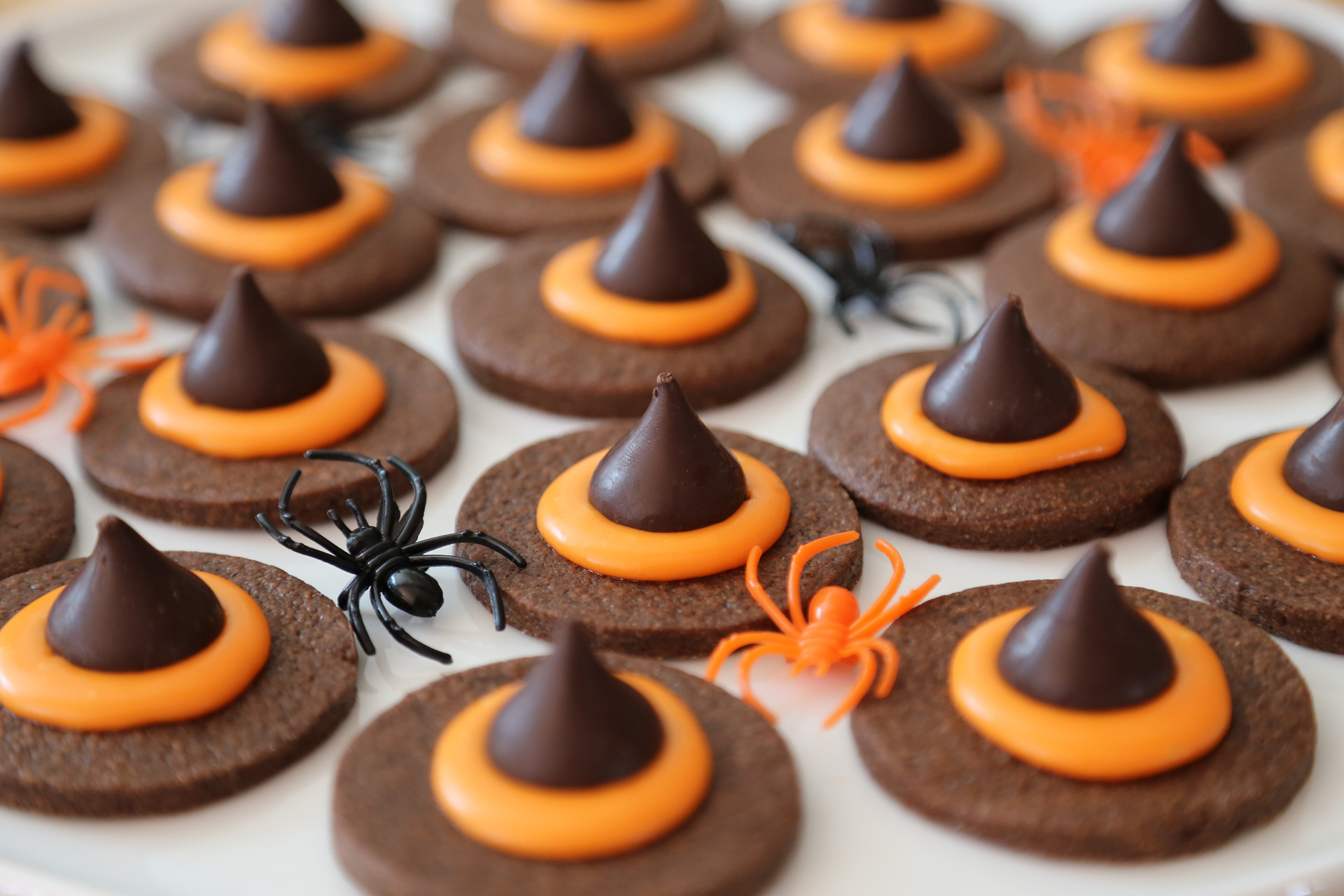 Halloween Witches Hats Cookies
 Halloween Chocolate Wicked Witch Hat Cookies