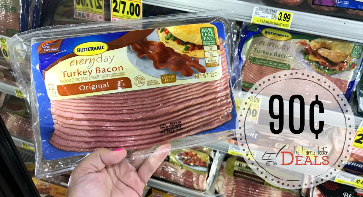 Harris Teeter Thanksgiving Dinner 2019
 Butterball Turkey Bacon 90¢ at Harris Teeter The Harris