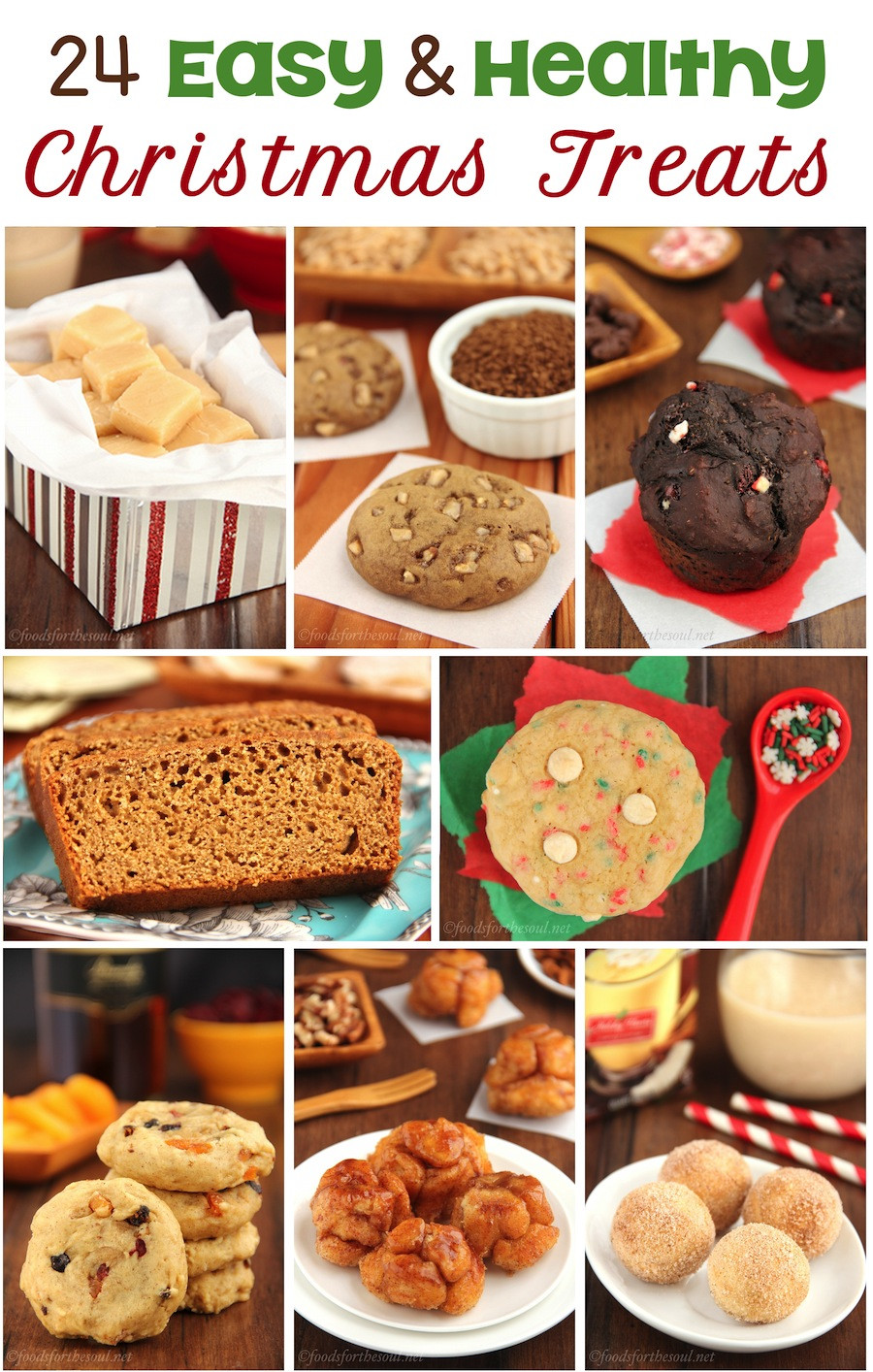 Healthy Christmas Baking
 24 Easy & Healthy Christmas Treats