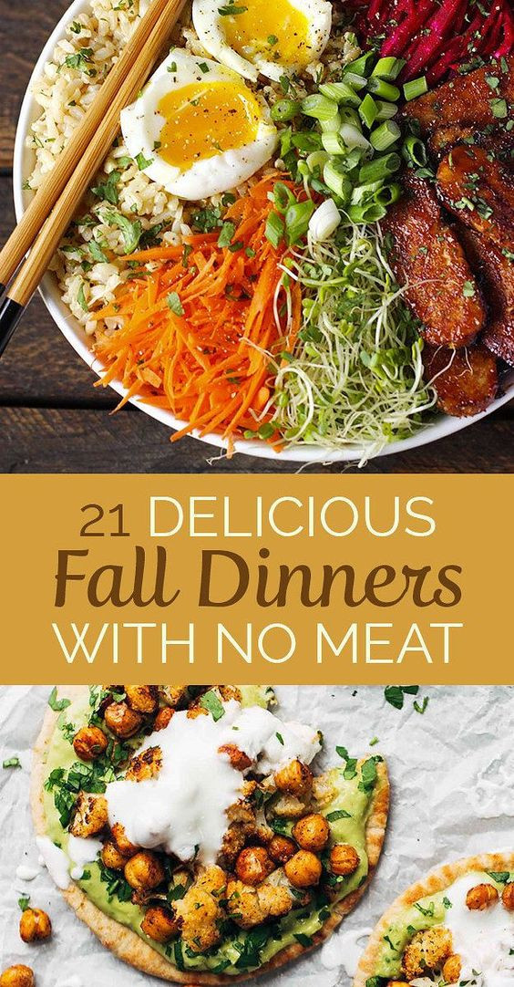 Healthy Fall Dinners
 Dinner Fall and Ve arian snacks on Pinterest