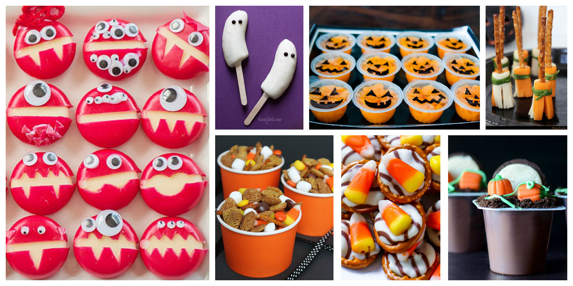Healthy Halloween Snacks For School
 10 Easy Halloween Treats for Lunches After School Snacks
