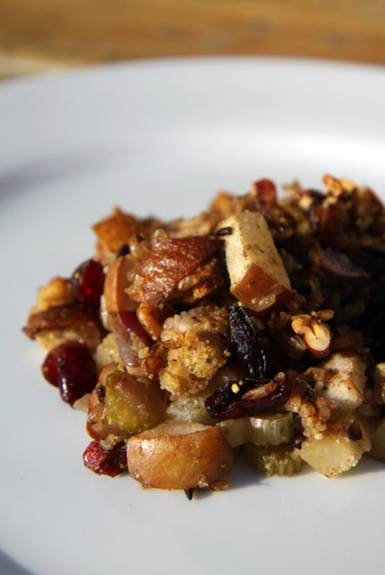 Healthy Thanksgiving Stuffing
 Healthy Recipe Cranberry Pear Wild Rice Stuffing