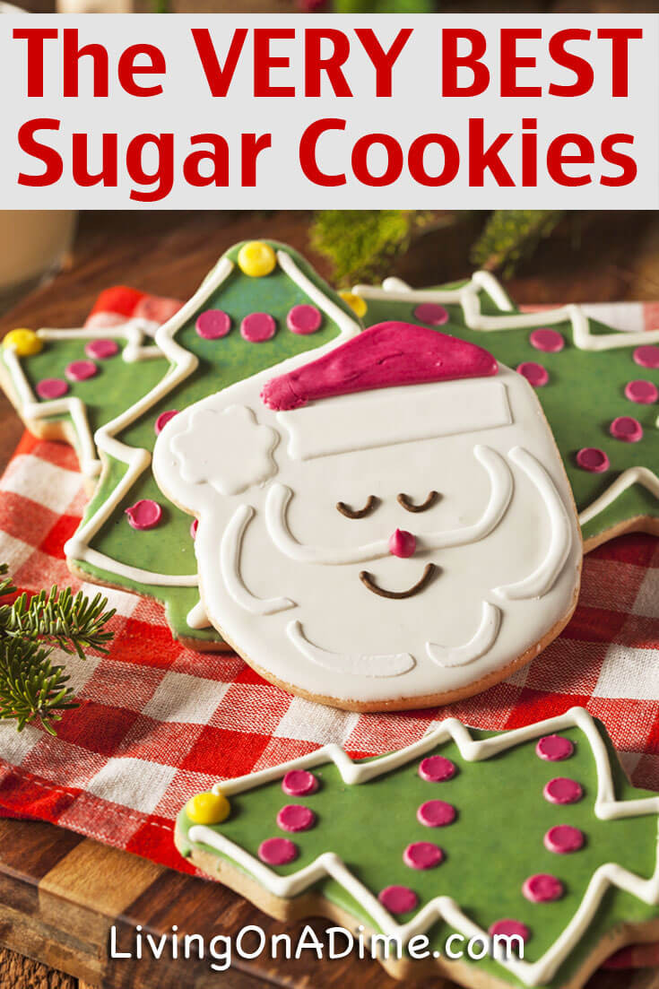Homemade Christmas Sugar Cookies
 The VERY Best Homemade Sugar Cookies Recipe Living on a