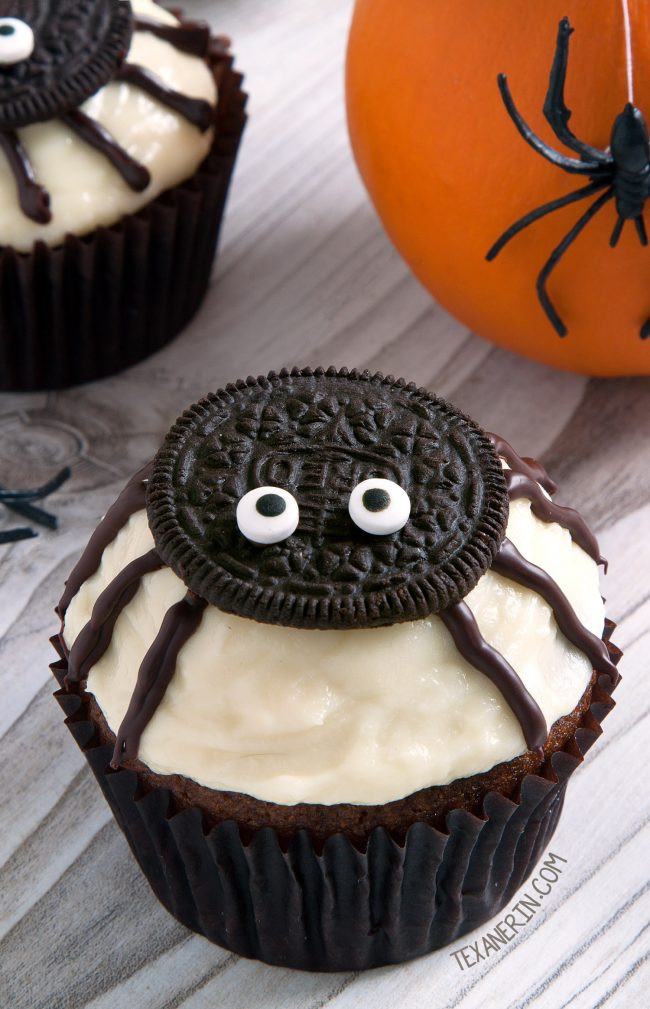 Homemade Halloween Cakes
 Spider Cupcakes for Halloween gluten free grain free