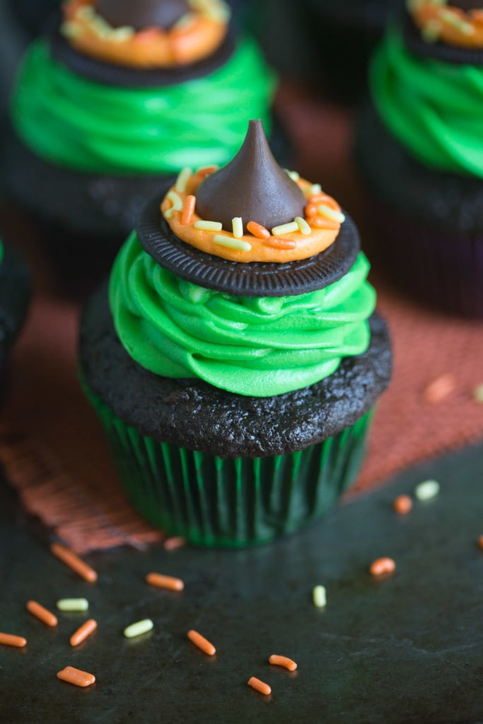 Homemade Halloween Cupcakes
 Witch Hat Cupcakes Tastes Better From Scratch