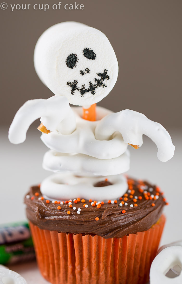 Homemade Halloween Cupcakes
 Easy Skeleton Cupcakes Your Cup of Cake