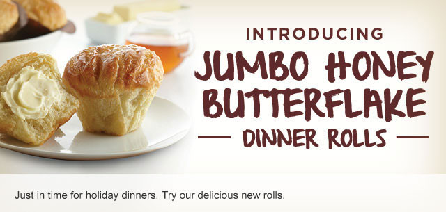 Hy Vee Thanksgiving Dinner
 Jumbo Honey Butterflake Dinner Rolls