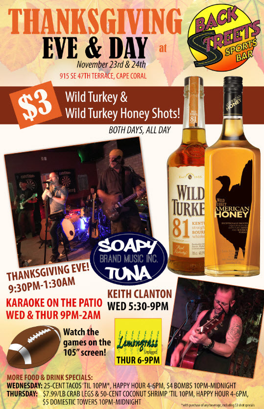 I Will Survive Thanksgiving Turkey Song
 Thanksgiving Day Live Music Karaoke Specials & More